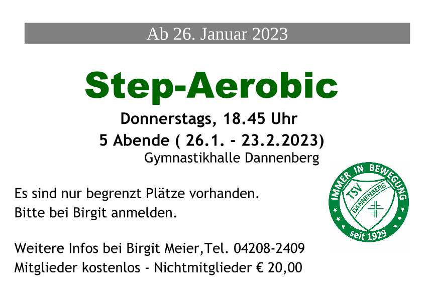 Step Aerobic p1